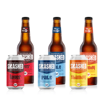 Award Winning Smashed Craft Pale Ale 0.0% AF Bottle 330ml x 12