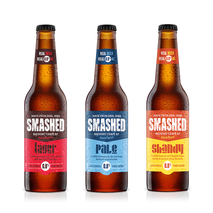 Award Winning Smashed Craft Pale Ale 0.0% AF Bottle 330ml x 12