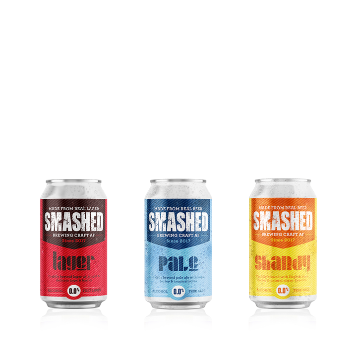 Award Winning Smashed Craft Pale Ale 0.0% AF Bottle 330ml x 12