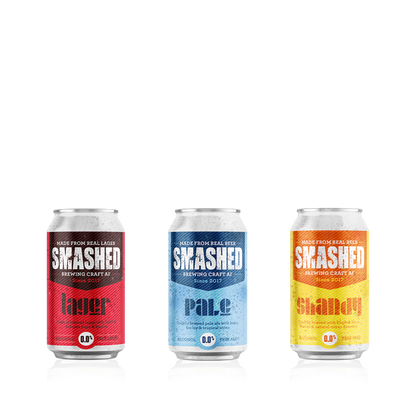 Award Winning Smashed Craft Pale Ale 0.0% AF Bottle 330ml x 12