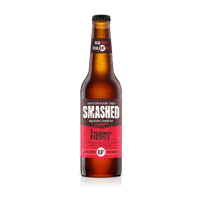 Award Winning Smashed Drinks Craft Lager 0.0% AF Bottle 330ml x 12