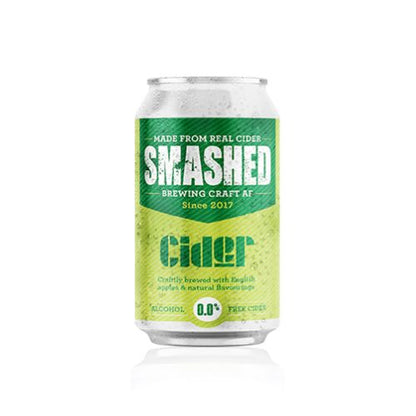 Award Winning Smashed Drinks Craft Apple Cider 0.0% AF Can 330ml x 24