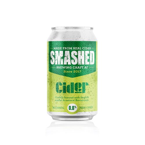 Award Winning Smashed Drinks Craft Apple Cider 0.0% AF Can 330ml x 24