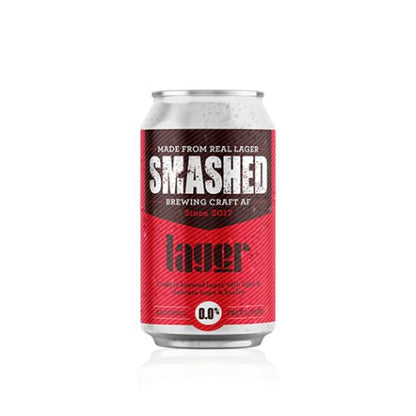 Winning Smashed Drinks Craft Lager 0.0% AF Can 330ml x 24